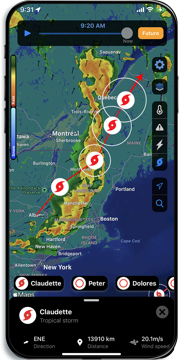 Hurricane tracker